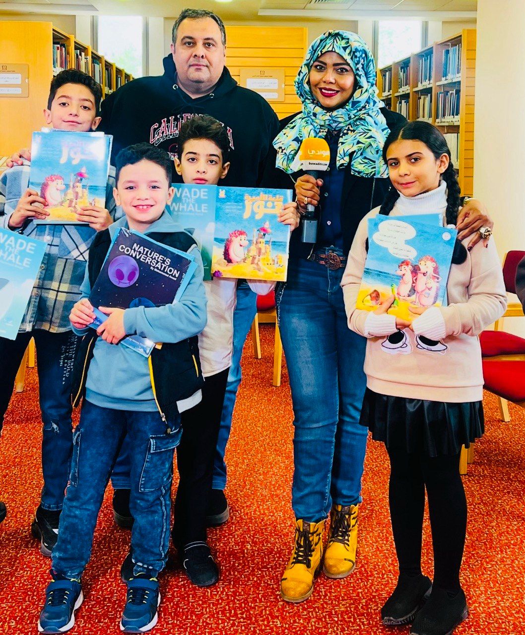 أمل الرندي تواصل مبادرتها العربية لنشر ثقافة القراءة بين الصغار